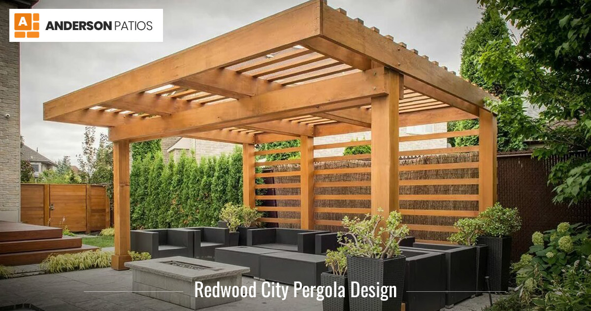 Redwood City Pergola Design