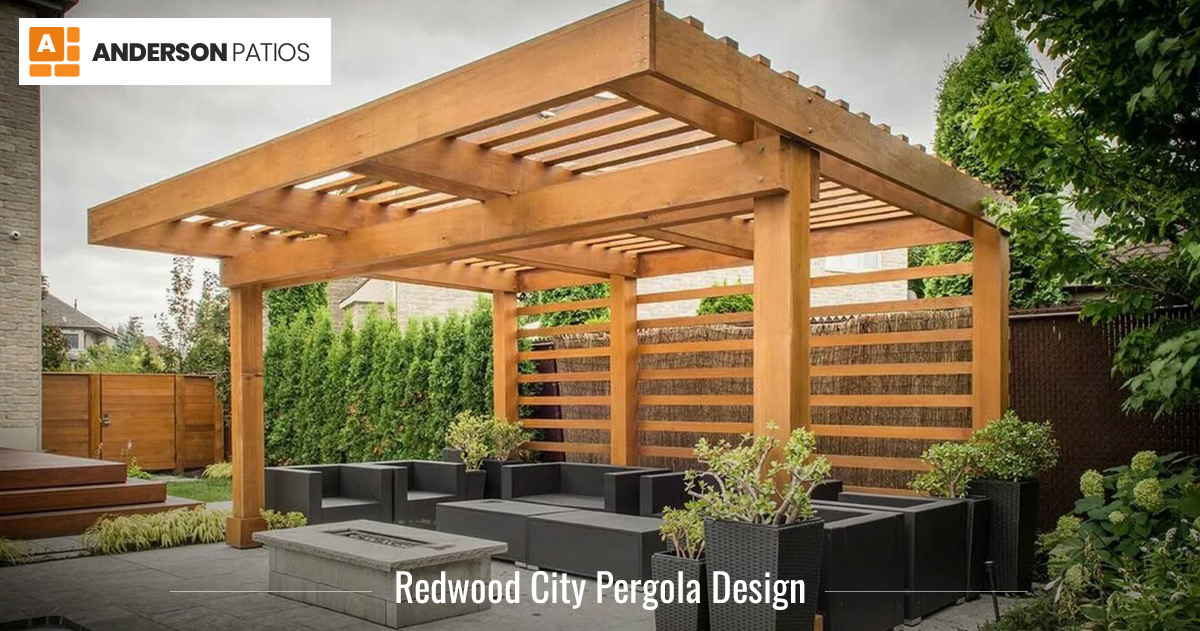 Redwood City Pergola Design